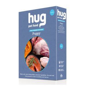 HUG Cold Pressed Packaging puppy front